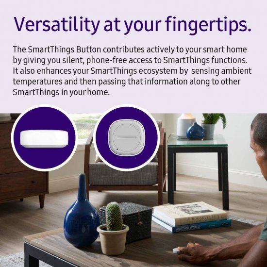 Samsung SmartThings Button (3rd Generation) ปุ่มควบคุมอุปกรณ์สมาร์ท Samsung SmartThings Button (3rd Generation) ปุ่มควบคุมอุปกรณ์สมาร์ท