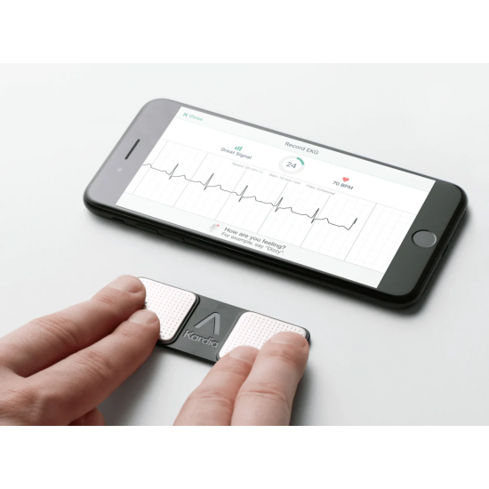 AliveCor KardiaMobile เครื่องตรวจคลื่นไฟฟ้าหัวใจ EKG แบบพกพา เชื่อมต่อสมาร์ทโฟน