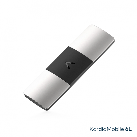 AliveCor KardiaMobile 6L เครื่องตรวจคลื่นไฟฟ้าหัวใจ (ชนิด 6 ลีด) แบบพกพา