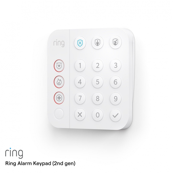 Ring Alarm Ring Keypad (2nd Gen) แผงปุ่มกดสัญญาณเตือนภัย เปิด/ปิดสัญญาณกันขโมย