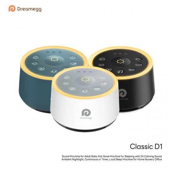 Dreamegg Classic D1 ลำโพงคลื่นเสียงอัจฉริยะ ช่วยนอนหลับ กล่อมเด็ก พร้อมแสงไฟสร้างบรรยากาศ