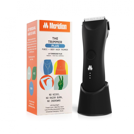 MERIDIAN Body Hair (Trimmer Plus) เครื่องโกน เล็มขนตามร่างกาย อ่อนโยน พร้อมแท่นชาร์จ