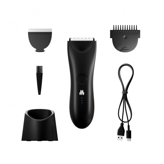 MERIDIAN Body Hair (Trimmer Plus) เครื่องโกน เล็มขนตามร่างกาย อ่อนโยน พร้อมแท่นชาร์จ