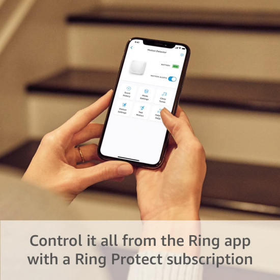 Ring Alarm Motion Detector เซ็นเซอร์ตรวจจับการเคลื่อนไหว ป้องกันขโมยผ่าน