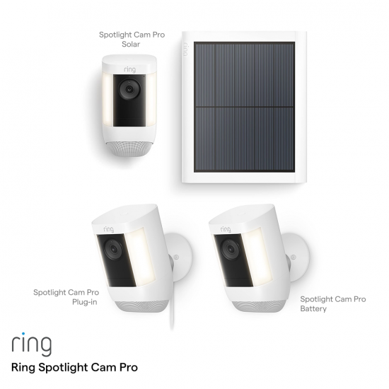 Ring Spotlight Cam Pro กล้องวงจรปิดอัจฉริยะ พร้อมไฟสปอตไลท์ ส่องสว่าง