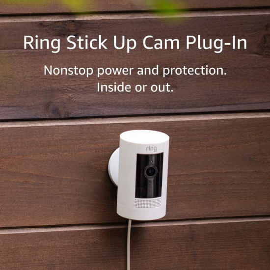 Ring Stick Up Outdoor/Indoor กล้องวงจรปิดอัจฉริยะ ทนต่อสภาพอากาศ