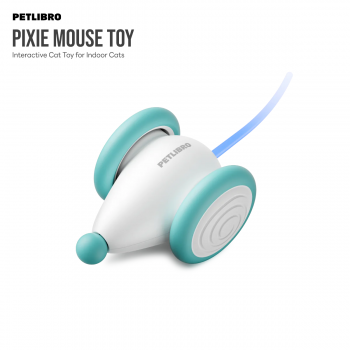 PETLIBRO Pixie Mouse Toy [2024 Upgraded] ของเล่นแมวอัตโนมัติพร้อมไฟ LED