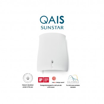 SUNSTAR QAIS AIR 04 เครื่องฟอกอากาศไร้ไส้กรอง สำหรับกำจัดกลิ่น และสัตว์เลี้ยงโดยเฉพาะ