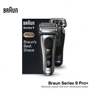 Braun Series 9 PRO+ เครื่องโกนหนวดไฟฟ้า Electric Razor for Men