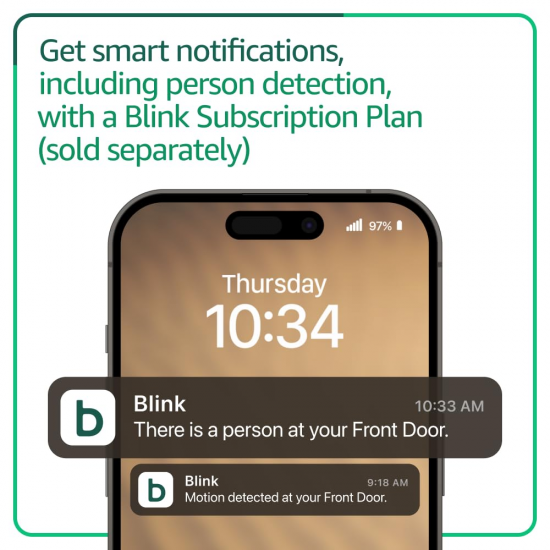 Blink Video Doorbell (Newest Model) กระดิ่งอัจฉริยะ มุมมอง 150 องศา Blink Video Doorbell (Newest Model) กระดิ่งอัจฉริยะ มุมมอง 150 องศา