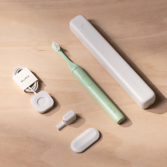 SURI 2.0 Sonic Electric Toothbrush แปรงสีฟันไฟฟ้าโซนิค กล่องพกพา UV-C ชาร์จไฟ SURI 2.0 Sonic Electric Toothbrush แปรงสีฟันไฟฟ้าโซนิค กล่องพกพา UV-C ชาร์จไฟ