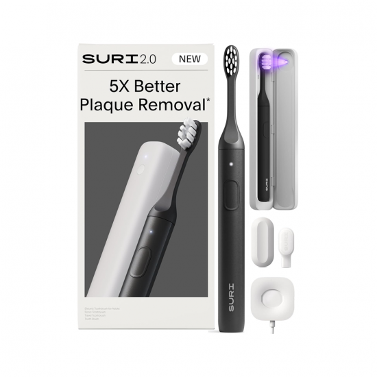 SURI 2.0 Sonic Electric Toothbrush แปรงสีฟันไฟฟ้าโซนิค กล่องพกพา UV-C ชาร์จไฟ SURI 2.0 Sonic Electric Toothbrush แปรงสีฟันไฟฟ้าโซนิค กล่องพกพา UV-C ชาร์จไฟ