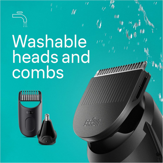 Braun All-In-One Style Kit Series 3 (3430) เครื่องโกนไฟฟ้า 3‑in‑1 Grooming Kit สำหรับครา จมูก หู พร้อม Precision Wheel 20 ระดับ Braun All-In-One Style Kit Series 3 (3430) เครื่องโกนไฟฟ้า 3‑in‑1 Grooming Kit สำหรับครา จมูก หู พร้อม Precision Wheel 20 ระดับ
