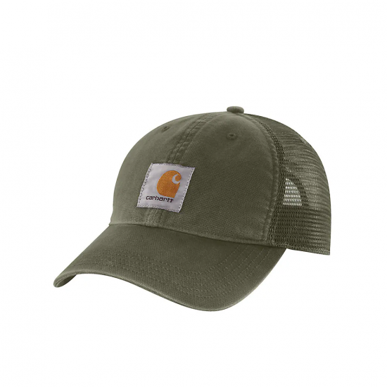 Carhartt Men’s Buffalo Sandstone Meshback Cap หมวกระบายอากาศ สไตล์สปอร์ตเวิร์คแวร์
