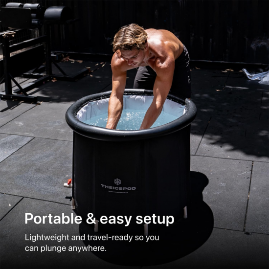 The Pod Company - Ice Pod Pro 110 Gallon อ่างน้ำแข็งฟื้นฟูร่างกายแบบพกพา The Pod Company - Ice Pod Pro 110 Gallon อ่างน้ำแข็งฟื้นฟูร่างกายแบบพกพา