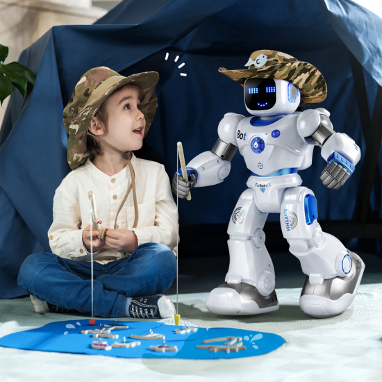 Ruko 1088 Large Smart Robots for Kids หุ่นยนต์ STEM ขนาดใหญ่  พร้อมระบบควบคุมด้วยเสียง แอป และรีโมต