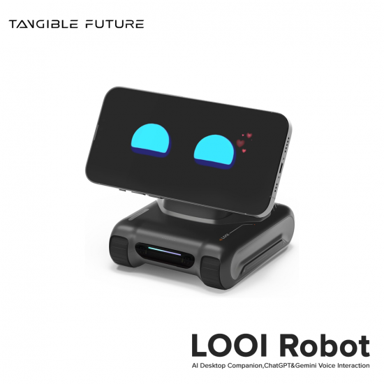 LOOI Robot หุ่นยนต์ AI ตั้งโต๊ะ AI Desktop Companion ChatGPT & Gemini ใช้งานร่วมกับสมาร์ทโฟน