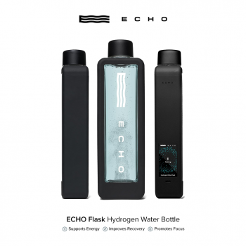 Echo Water Flask ขวดน้ำไฮโดรเจนอัจฉริยะ สร้างน้ำ Hydrogen และติดตามการดื่มน้ำ ช่วยฟื้นตัวไว ลดความล้า ยกระดับสุขภาพในทุกวัน