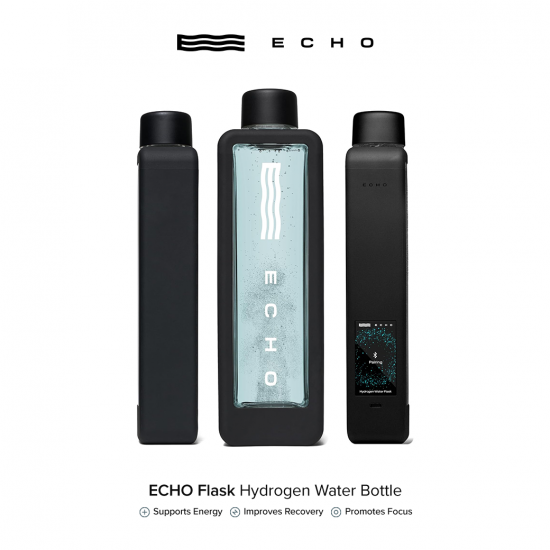 Echo Water Flask ขวดน้ำไฮโดรเจนอัจฉริยะ สร้างน้ำ Hydrogen และติดตามการดื่มน้ำ ช่วยฟื้นตัวไว ลดความล้า ยกระดับสุขภาพในทุกวัน Echo Water Flask ขวดน้ำไฮโดรเจนอัจฉริยะ สร้างน้ำ Hydrogen และติดตามการดื่มน้ำ ช่วยฟื้นตัวไว ลดความล้า ยกระดับสุขภาพในทุกวัน