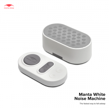 Manta White Noise Machine (White) เครื่องสร้างเสียงผ่อนคลายเพื่อการนอนหลับ