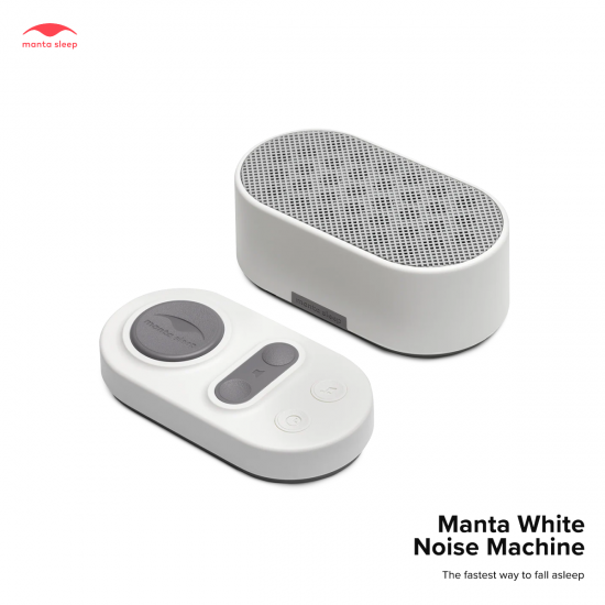 Manta White Noise Machine (White) เครื่องสร้างเสียงผ่อนคลายเพื่อการนอนหลับ Manta White Noise Machine (White) เครื่องสร้างเสียงผ่อนคลายเพื่อการนอนหลับ