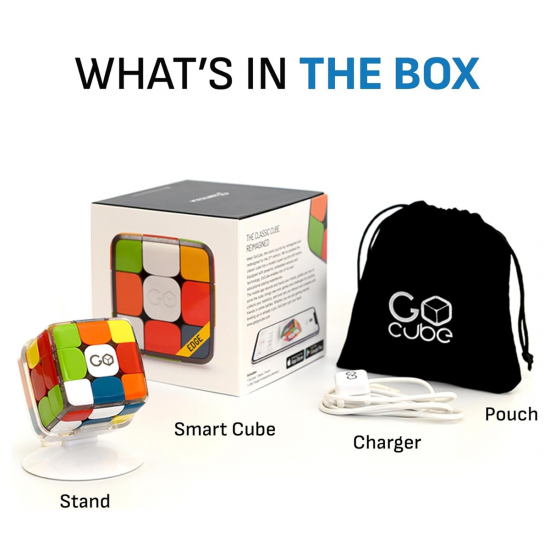 GoCube Edge (Full Pack) Smart Bluetooth Speed Cube ลูกบิดรูบิคอัจฉริยะ เชื่อมต่อแอป เล่นสนุก ฝึกสมอง และแข่งขันกับคนทั่วโลก