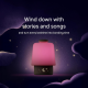 Hatch Baby เครื่องเสียงกล่อมนอนและไฟกลางคืนอัจฉริยะ พร้อมนาฬิกาฝึกเวลาเข้านอน–ตื่นสำหรับเด็ก