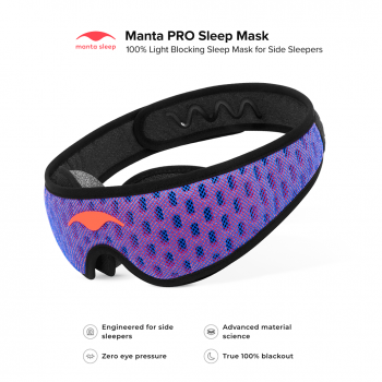 Manta PRO Sleep Mask (Classic) ผ้าปิดตาฟื้นฟูการนอนระดับโปร ออกแบบมาเพื่อการหลับลึกจริง