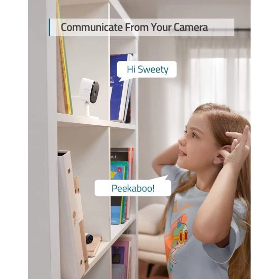 eufy Indoor Cam C120 กล้องวงจรปิด 2K ระบบแจ้งเตือนการเคลื่อนไหว eufy Indoor Cam C120 กล้องวงจรปิด 2K ระบบแจ้งเตือนการเคลื่อนไหว