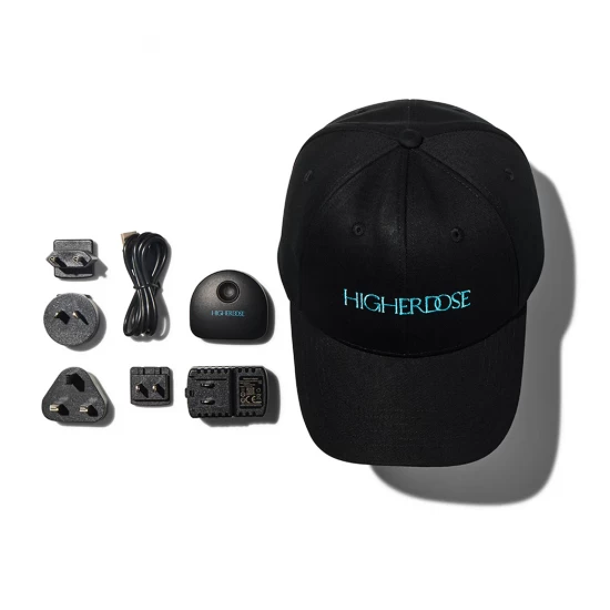 HigherDOSE Red Light Hat หมวกบำบัด Infrared Red Light เพื่อสุขภาพเส้นผม ลดการหลุดร่วง รากผมแข็งแรงขึ้น HigherDOSE Red Light Hat หมวกบำบัด Infrared Red Light เพื่อสุขภาพเส้นผม ลดการหลุดร่วง รากผมแข็งแรงขึ้น