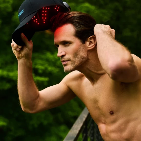 HigherDOSE Red Light Hat หมวกบำบัด Infrared Red Light เพื่อสุขภาพเส้นผม ลดการหลุดร่วง รากผมแข็งแรงขึ้น HigherDOSE Red Light Hat หมวกบำบัด Infrared Red Light เพื่อสุขภาพเส้นผม ลดการหลุดร่วง รากผมแข็งแรงขึ้น
