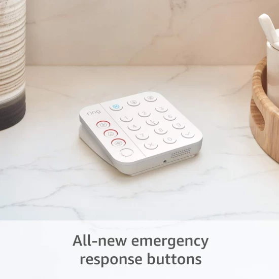Ring Alarm Ring Keypad (2nd Gen) แผงปุ่มกดสัญญาณเตือนภัย เปิด/ปิดสัญญาณกันขโมย Ring Alarm Ring Keypad (2nd Gen) แผงปุ่มกดสัญญาณเตือนภัย เปิด/ปิดสัญญาณกันขโมย