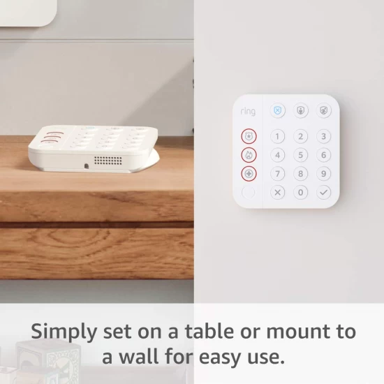 Ring Alarm Ring Keypad (2nd Gen) แผงปุ่มกดสัญญาณเตือนภัย เปิด/ปิดสัญญาณกันขโมย Ring Alarm Ring Keypad (2nd Gen) แผงปุ่มกดสัญญาณเตือนภัย เปิด/ปิดสัญญาณกันขโมย